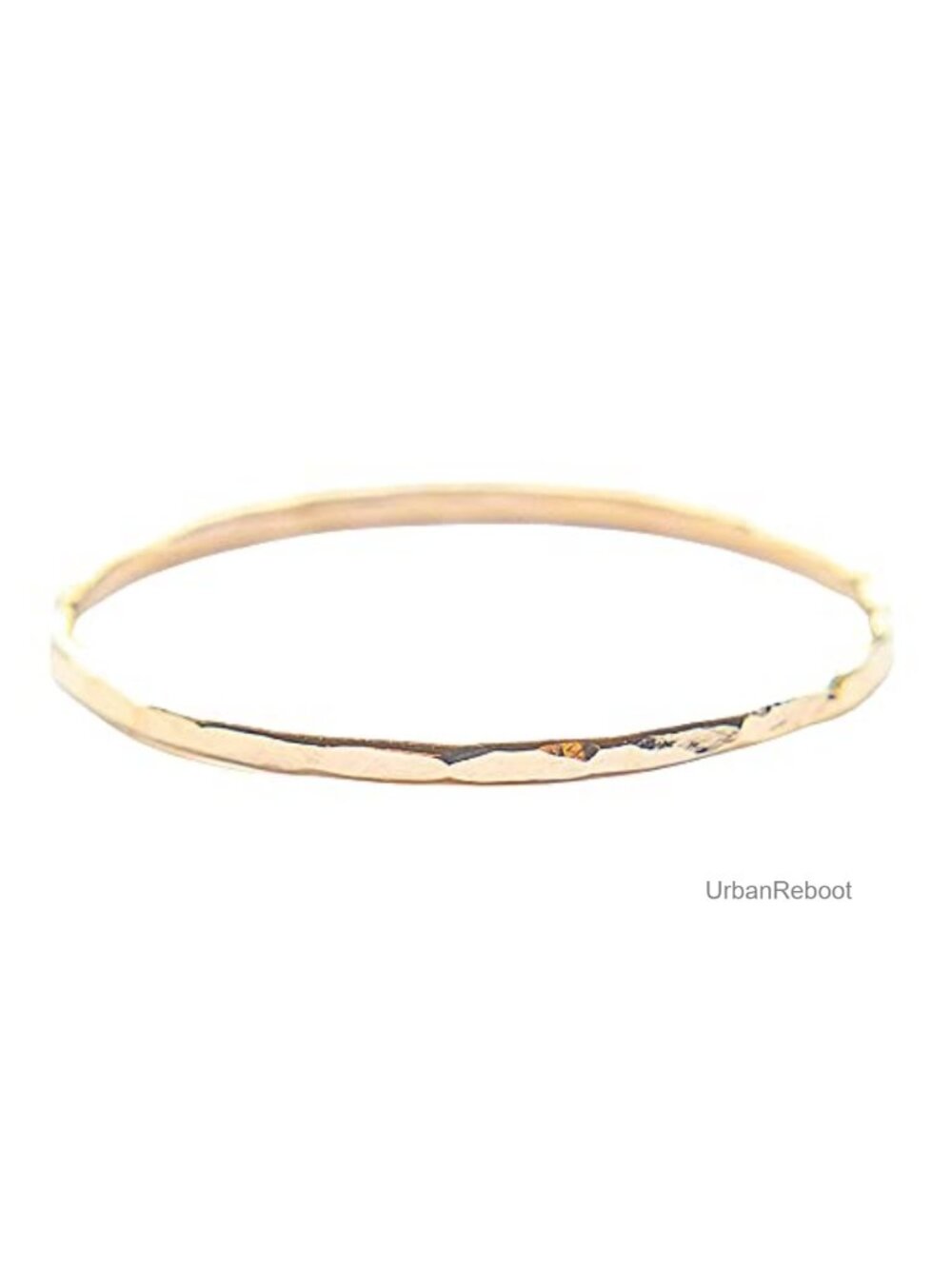 Handmade Hammered 14K Gold Filled Stacking Rings, Minimalist Thin 1mm Jewelry